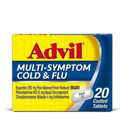 Advil Multi Symptom Cold and Flu Medicine, Cold Medicine for Adults with - Image 1 of 4