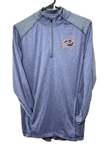 Columbus Blue Jackets 1/4 Zip Navy Blau Pullover Jacke Herren Größe Small - Bild 1 von 5