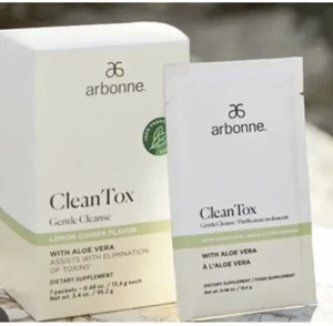 Arbonne Clean Tox Gentle Cleanse Detox | Lemon-Ginger Flavour BBF Aug 2022