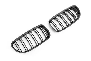Griglia Anteriore Maschera Calandra Carbon Look Per BMW E90 E91 Berlina Touring - Imagen 1 de 2