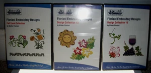 Lotto 3 CD Disegni Ricamo Floriani - Evento Autunno, Collezione 13 e 15 - Nuovi - Foto 1 di 6