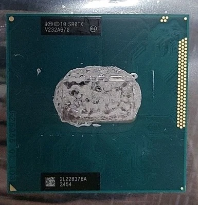 Intel Core i3-3120M 2.50GHz 2-Core 3MB Socket G2 Laptop Mobile Processor SR0TX - Image 1 of 3