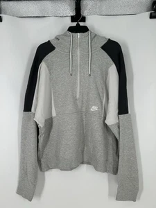 Nike Sportswear Reissue Half 1/2 Zip Pullover Fleece Hoodie AQ2065-050 Large - Picture 1 of 7