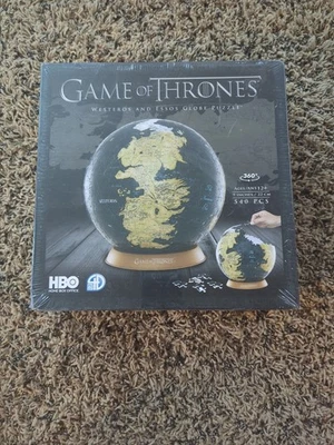 Juego de Tronos 3D Globo Puzzle de Poniente 540 Piezas 9" Rompecabezas 4D Puzzle Foto 1 de 3