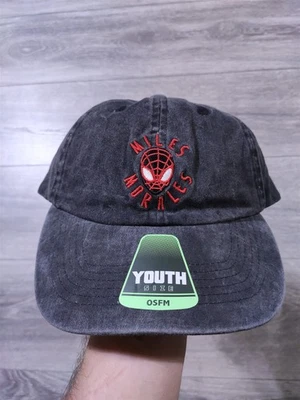 Sombrero Spiderman Niños Miles Morales Gris Marvel Talla Única Se Adapta a la mayoría de los Niños Gorra Foto 1 de 4
