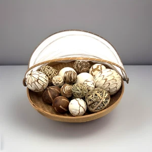 Housse d'écran en bambou décoration de table de jardin fruits nourriture dôme extérieur intérieur plage - Photo 1/19