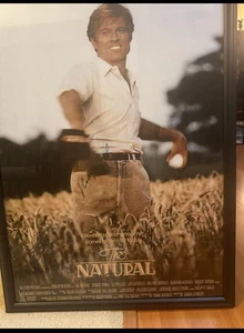 Póster de la película The Natural 1984 enmarcado 34 X 24 automático Robert Redford Glenn cierre   - Imagen 1 de 3