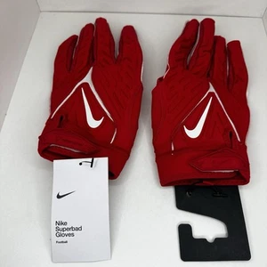 Nike Football Gloves 6.0 Superbad Red DJ7796-652 Mens Size 3XL - Picture 1 of 4