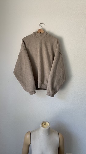 OFF WHITE felpa con cappuccio donna paura degli dei essentials piccola panna