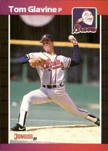 Tom Glavine 1989 Donruss #381d Atlanta Braves FREE SHIPPING AutographDen - Picture 1 of 2