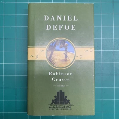 NY Post Family Classics Library Robinson Crusoe By Daniel Defoe Vol. 8 -Like New - Image 1 of 4