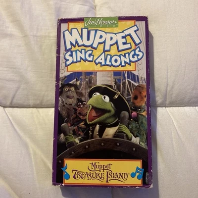 Jim Henson Muppet Sing Alongs Muppet Treasure Island VHS 1996 - Image 1 of 3