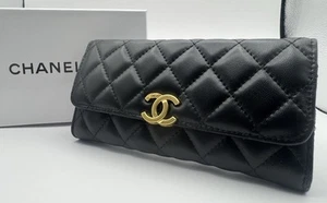 CHANEL Black Long Wallet - Picture 1 of 8