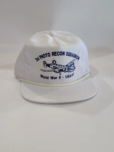Vintage Mütze 2nd Photo Recon Squadron World War II USAAF - Bild 1 von 4