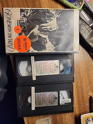 Gone With the Wind (VHS, 1990, 2-Tape Set) Ex Rental  - Image 1 of 4