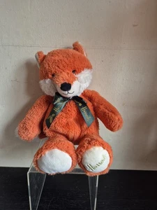 Juguete suave de peluche Harrods Woodland Fox 14" oso de peluche de lujo arco verde Londres (P9) - Imagen 1 de 10