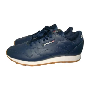 Reebok Classic Club C Men's Size 15 Navy Blue/White/Leather Gum Sole Shoes - Picture 1 of 24