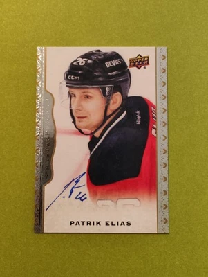 Obras maestras de cubierta superior 2014-15 - Autógrafos Patrik Elias #54 (AU) Foto 1 de 2