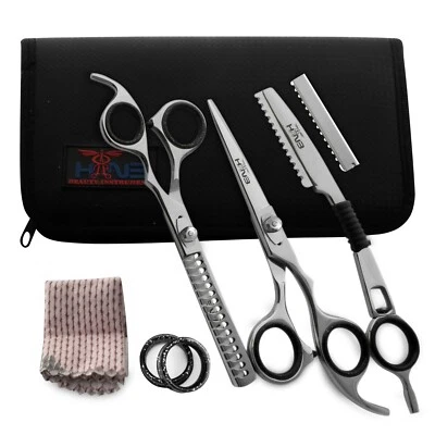 Professional Barber Salon Hairdressing Scissors Silver 6" Set JAPANESE Steel - Image 1 of 4
