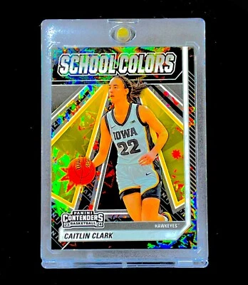 CAITLIN CLARK ROOKIE GOLD BLACK KABOOM REFRACTOR Holo Foil Non Auto - IOWA - Image 1 of 4
