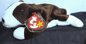 TY BERRETTO ORIGINALE BAMBINO 1997 - Bruno il cane terrier - 8,5"" - Foto 1 di 10