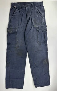 Carhartt CAT2 FR 2112 Pants Blue Jeans Mens Size 34 X 34 - Picture 1 of 10