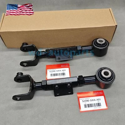 New 2x Adjustable Rear Alignment Camber Arm Upper Arm Kit For Honda CR-V 2007-16 - Image 1 of 4