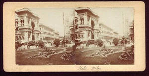 ancienne photo stéréo . Italie . Milan - Bild 1 von 1