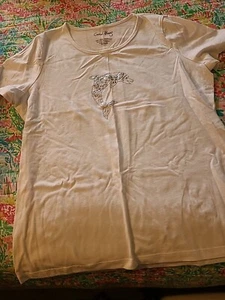 CORAL BAT DOLPHIN T SHIRT WOMEN'S LARGE - Picture 1 of 9