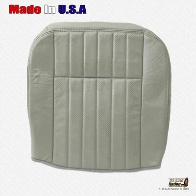 1994 1995 1996 Chevy Impala SS - Driver Bottom Vinyl Perforated Seat Cover Gray - Imagem 1 de 4