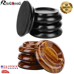 4pcs Piano Floor Mats Protective Coaster Cups Piano Leg Floor Mats Coasters US - Picture 1 of 10