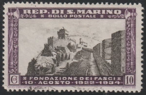 San Marino 1935 SC# 162 - Ascent to Mt. Titano - Used - Picture 1 of 2