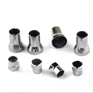 4x Silver TR413 Chrome Car Wheel Tire Tyre Valves Stem Hex Cap Sleeve Cover - Picture 1 of 9