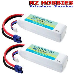 Lectron Pro 11.1v 3000mAh 30C 3S LiPo 2x Battery w/EC3 : 350QX QX2 QX3 BLADE 450 - Picture 1 of 1