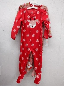 DORMIENTE CON CERNIERA IN PILE ROSSO BAMBINA TAGLIA 2T JUST ONE YOU 2 PZ NATALE NUOVO #21839 - Foto 1 di 2