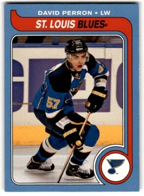 2008-09 O-Pee-Chee 1979-80 Retro David Perron #172 St. Louis Blues - Image 1 of 2