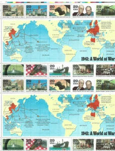 United States - Mail 1991 Yvert 1972/1981 IN Hojas Of 2 Series MNH - Picture 1 of 1