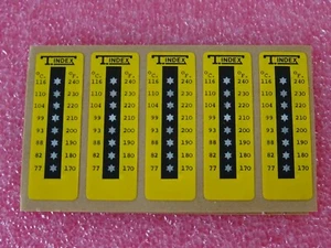10 Thermindex Type 1 Series B Temperature Indicators 116°C/77°C - 240°F/170°F - Picture 1 of 4