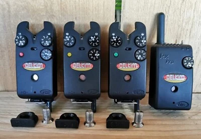 Delkim TXI Plus Bissanzeiger Set 3+1 (Ampel-Farben) & D-Lok Quick Release System - Bild 1 von 4