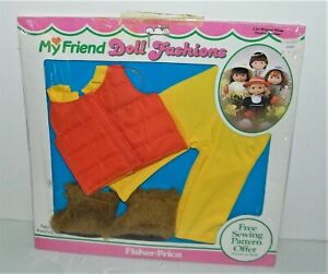 Vintage 1982 Fisher Price My Friend Doll Fashions Outfit 230 Winter Wear NEW