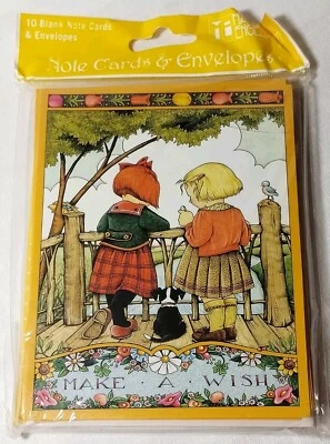 MARY ENGELBREIT NOTE CARDS & ENVELOPES, MAKE A WISH, NIP - Image 1 of 4