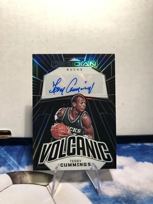 2022-23 Panini Obsidian Volcanic Signatures /149 Terry Cummings #VS-CBT Auto - Image 1 of 2