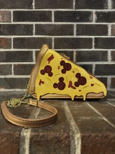 Bolso Bandolera Disney Danielle Nicole Pizza Slice Mickey Mouse Nuevo sin Etiquetas - Imagen 1 de 3