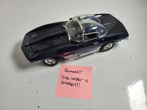 Motor Max Chevrolet Corvette Mako Shark Blue 1:18 Scale - Missing A Wiper - Bild 1 von 16
