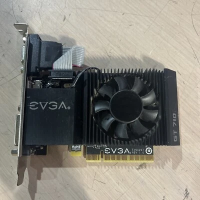 EVGA GT710 GRAPHICS CARD 02G-P3-2713-KR P2132 - Image 1 of 4