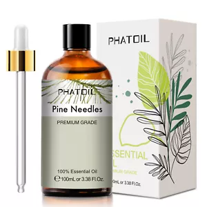 100ml Pine Needles Essential Oil 100% Pure Oil For Diffuser Massage Aromatherapy - Picture 1 of 10