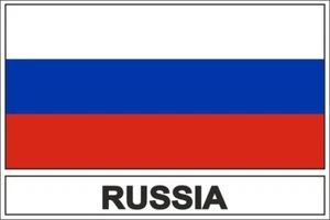 Sticker adesivi adesivo bandiera russia RUS - Imagen 1 de 1
