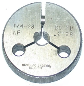 Cadillac 1/4"-28 NF Thread Ring Go Gage - Picture 1 of 1