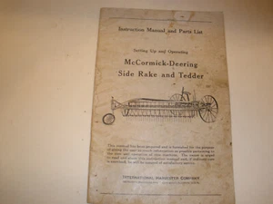 Vintage McCormick - Hirsch Seitenrechen und Wender manuell - Bild 1 von 4