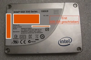 Intel SSD 330 Series 180 GB erst 420 GB geschrieben SATA 2.5 MLC - Bild 1 von 3